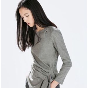 Zara Asymmetrical Blouse